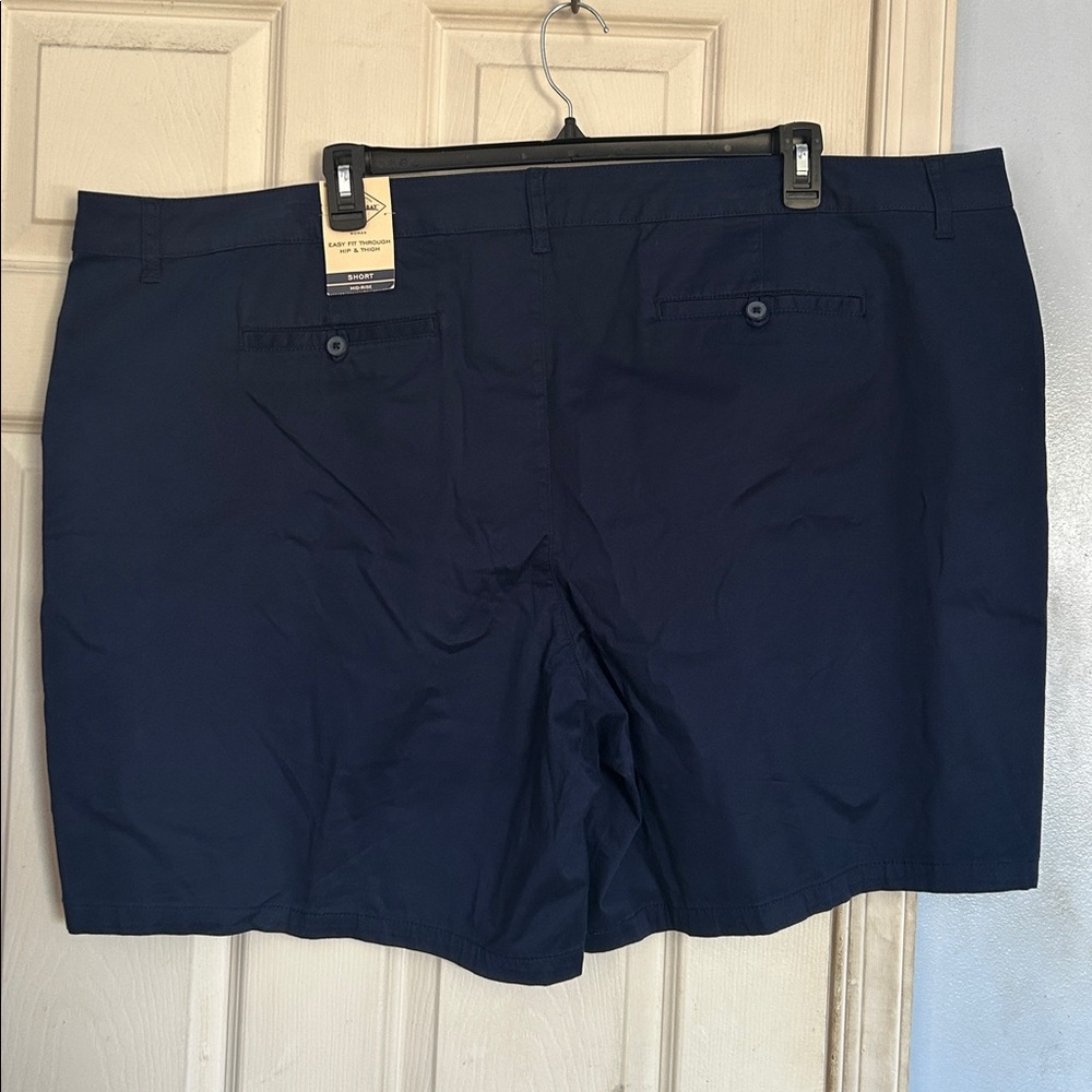 NWT St. John’s Bay American navy mid rise shorts size 30W - Picture 2 of 6